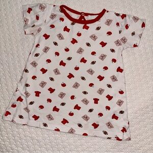 La Luna University of Georgia Bulldogs Pima cotton girls game day dress